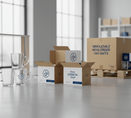 Custom Packaging Solutions for Wholesale Mug Orders حلول التغليف المخصصة لطلبات الأكواب بالجملة Toptan Kupa Siparişleri için Özel Ambalaj Çözümleri